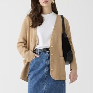 J Crew Giselle V-neck sweater-blazer XS